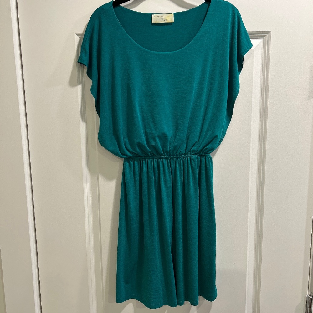 Teal Green Dress